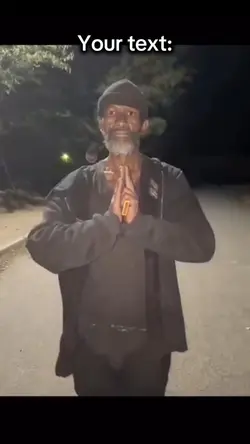 homeless man