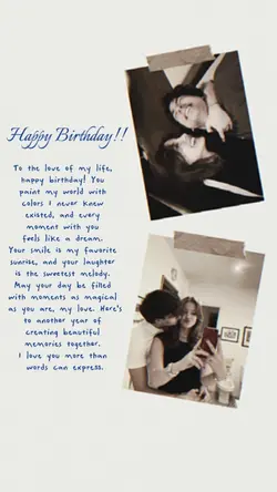 BIRTHDAY MY LOVE