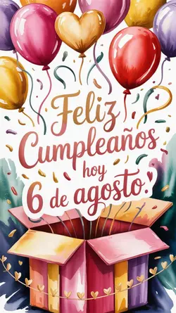 feliz cumpleaños hoy