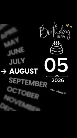 Birthday 05 August 