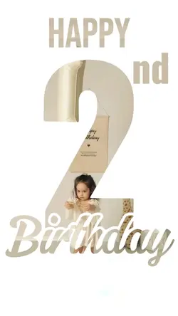 Happy 2nd birthday 