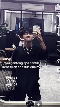 mau ganteng apa cant