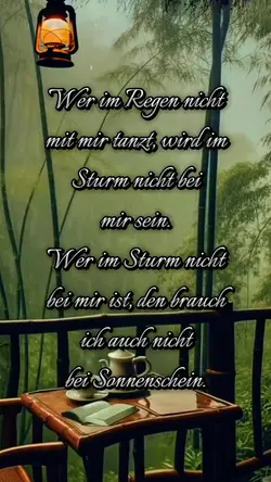 Wer im Regen