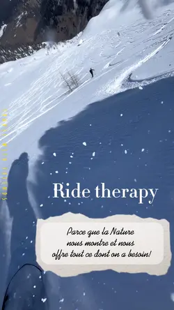 Ride Therapy 🏂🤍🌟