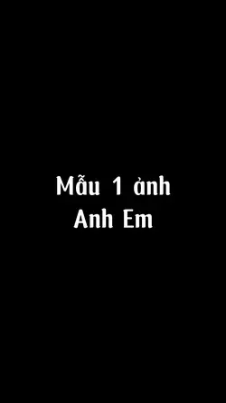 Mẫu 1 ảnh + màu