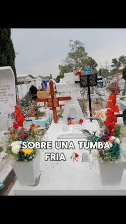 sobre una tumba 