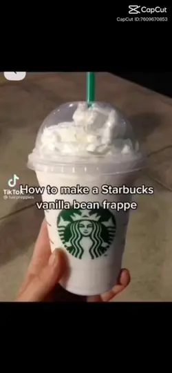Vanilla Bean frappe 
