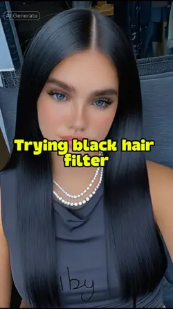 Trying black hair