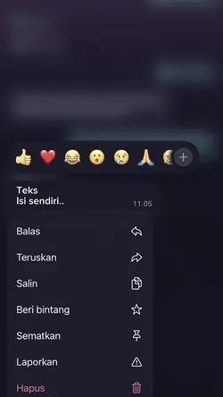Teks isi sendiri