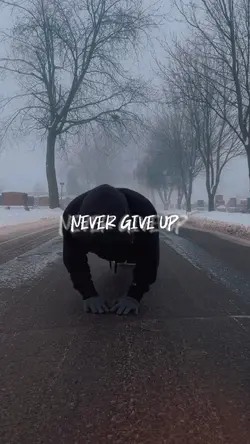 Never give up