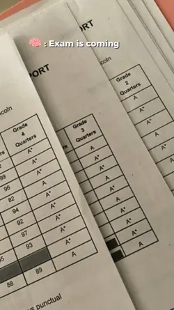 Exam is coming 