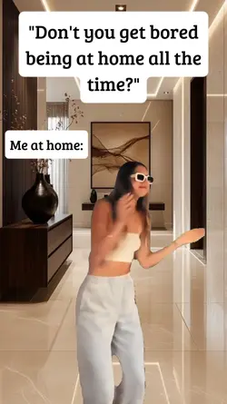 me at home