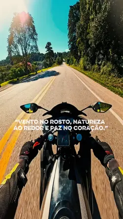 Vento no rosto…