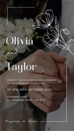 Wedding invitation