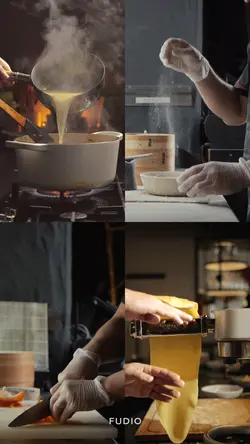 cooking food