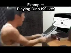 Man destroys computr