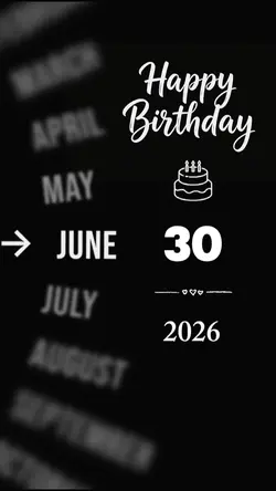 BDAY SON 30 JUNE 