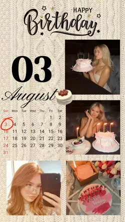 BIRTHDAY 03 AUGUST