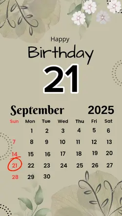 HBD 21 September