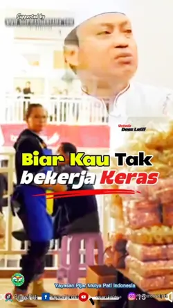Biar kau tak kerja 