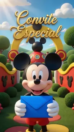 Convite Mickey 