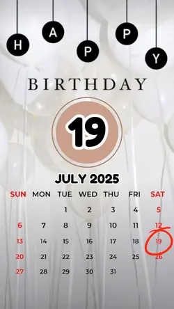 birthday july 19