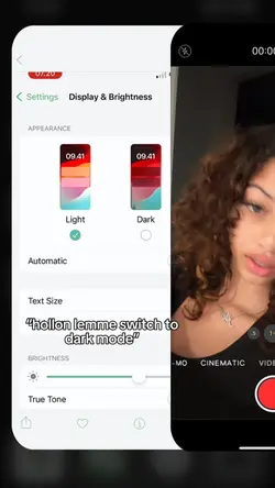 switch to dark mode