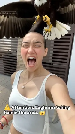 AI Eagle Grab Hair