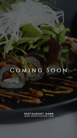 COMING SOON - MENU