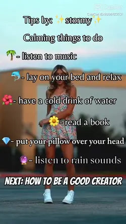 Calming things to do