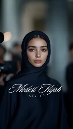 Modest hijab styl