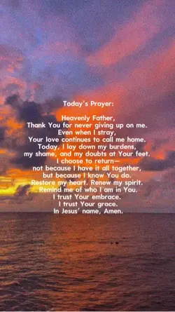 Today’s prayer