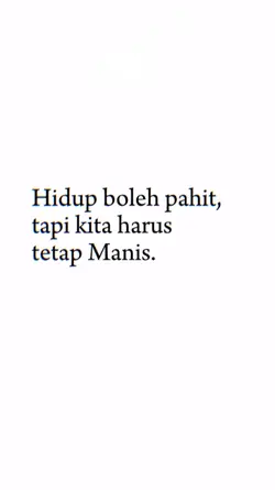 KITA HARUS TETAP 