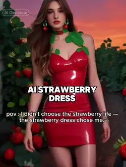 strawberry dress