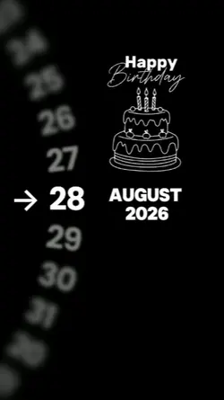 HBD 28 August