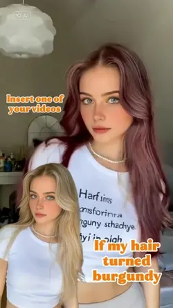 Burgundy hair Filter