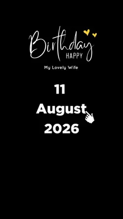 HBD WIFE 11 AUGUST