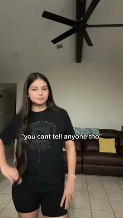 you cant tell anyone