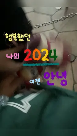 행복했던 나의 2024 이젠 안녕