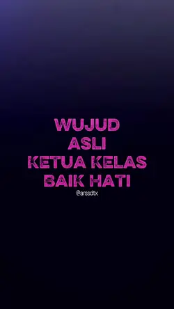 ketua kelas baik 