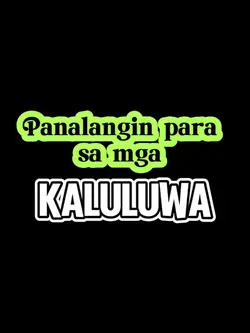 Prayer  for Undas