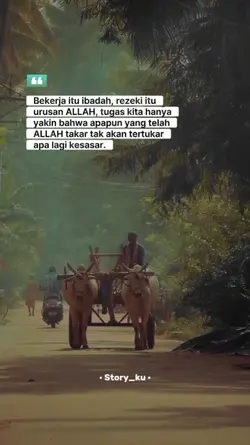 Bekerja itu ibadah 