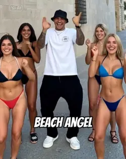 Beach angel