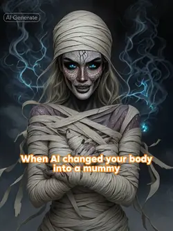 Mummy cosplay AI