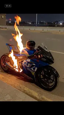 MOTORCYCLE BURNS