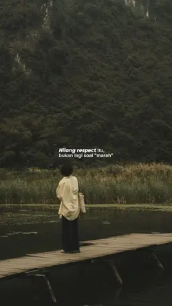 Hilang respect itu b