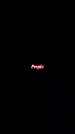 Mẫu lyrics "People"