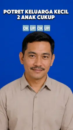 potret keluarg kecil