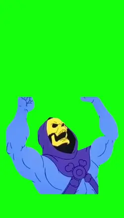 skull laughing 