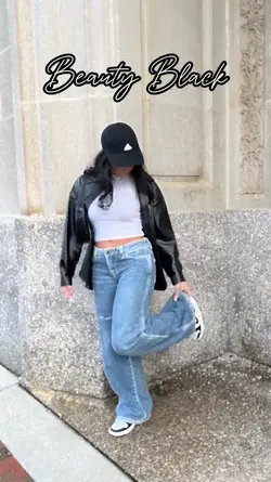 beauty black outfit
